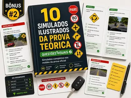 10 Simulados Ilustrados da Prova Teórica