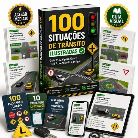 Material 100 Situações de Trânsito Ilustradas